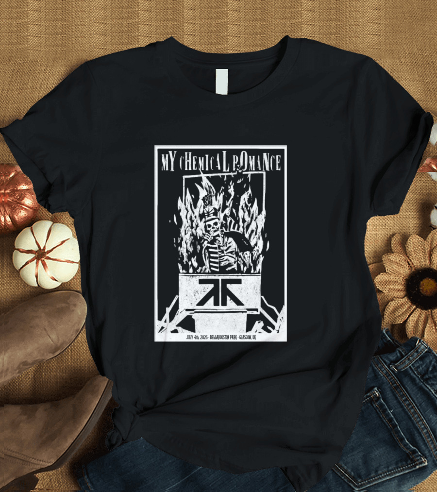 My Chemical Romance July 4 2026 Bellahouston Park Glasgow UK T-Shirt