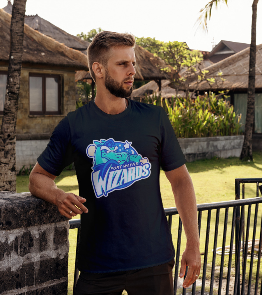 Fort Wayne Wizards Crocodile Logo Minor League Baseball Team T-Shirt