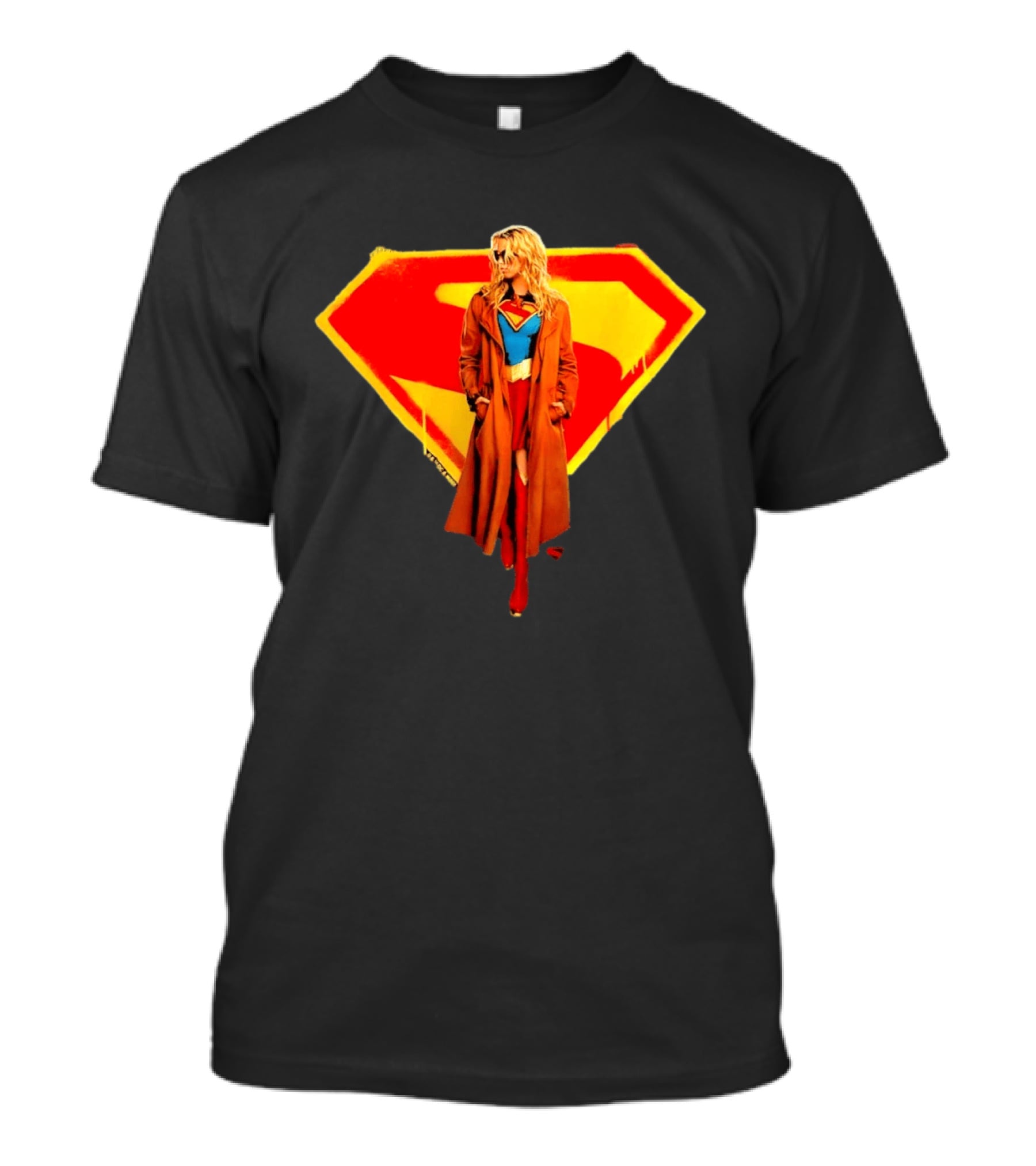 Supergirl 2026 Movie Iconic Superhero Emblem Heroine Coat T-Shirt