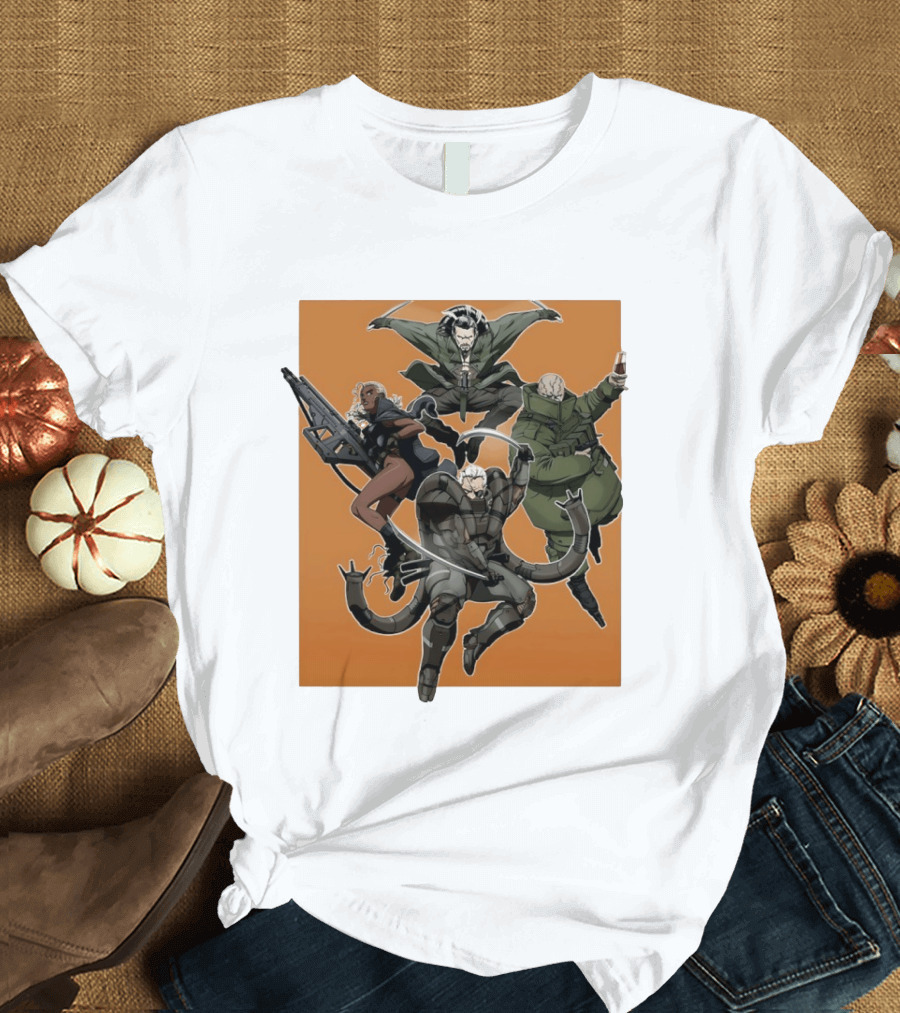 Metal Solid Hideo Kojima Characters T-Shirt