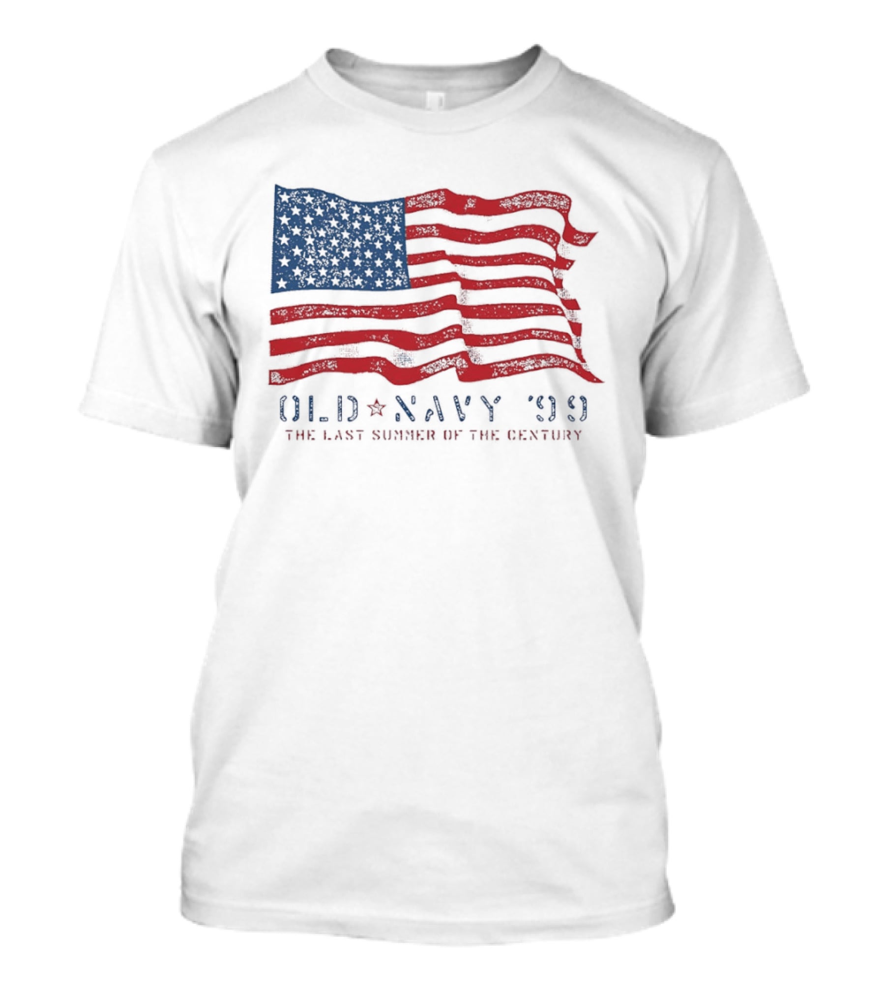 Old Navy 99 American Flag The Last Summer Of The Century T-Shirt