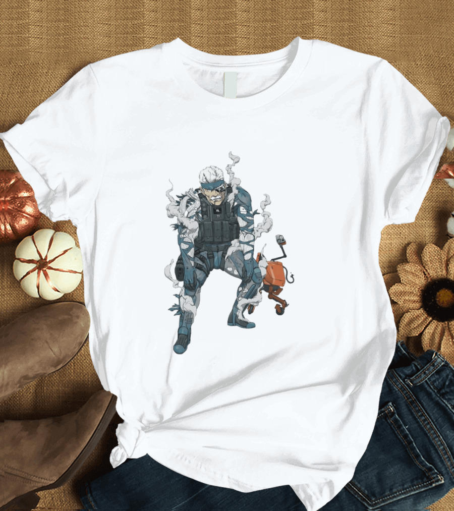 Metal Gear Solid Old Snake Konami Stealth Action Duo T-Shirt