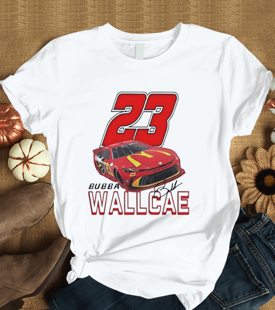 Bubba Wallace 23 Car NASCAR 23XI Racing T-Shirt