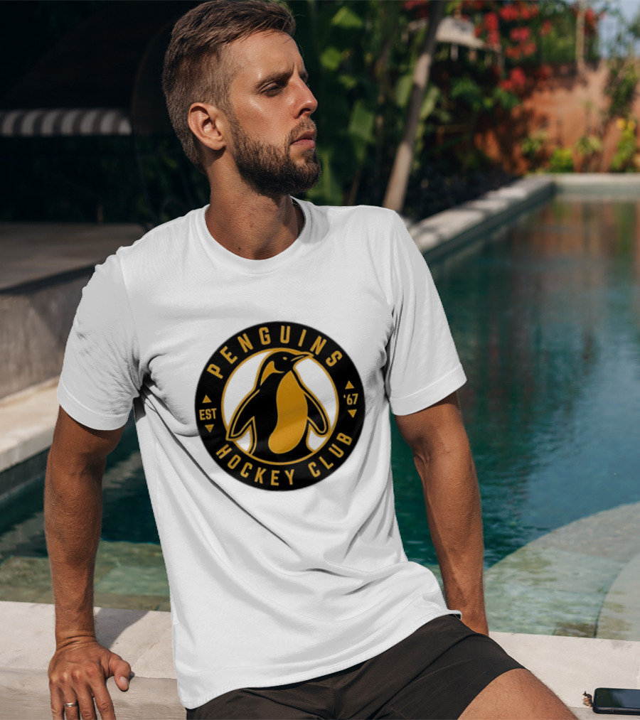 Penguins Hockey Club Est 1967 NHL Circular T-Shirt