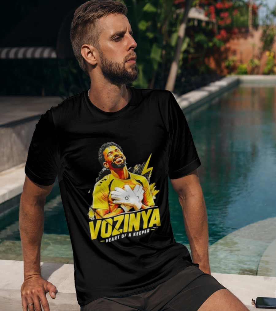 Vozinya Heart Of A Keeper Cape Verde Football Goalkeeper T-Shirt