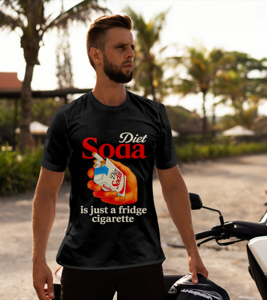 Diet Soda Is Just A Fridge Cigarette Hand Pack T-Shirt
