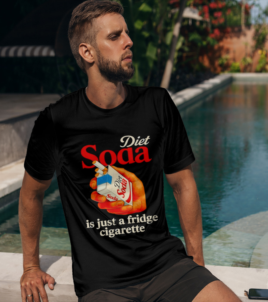 Diet Soda Is Just A Fridge Cigarette Hand Pack T-Shirt