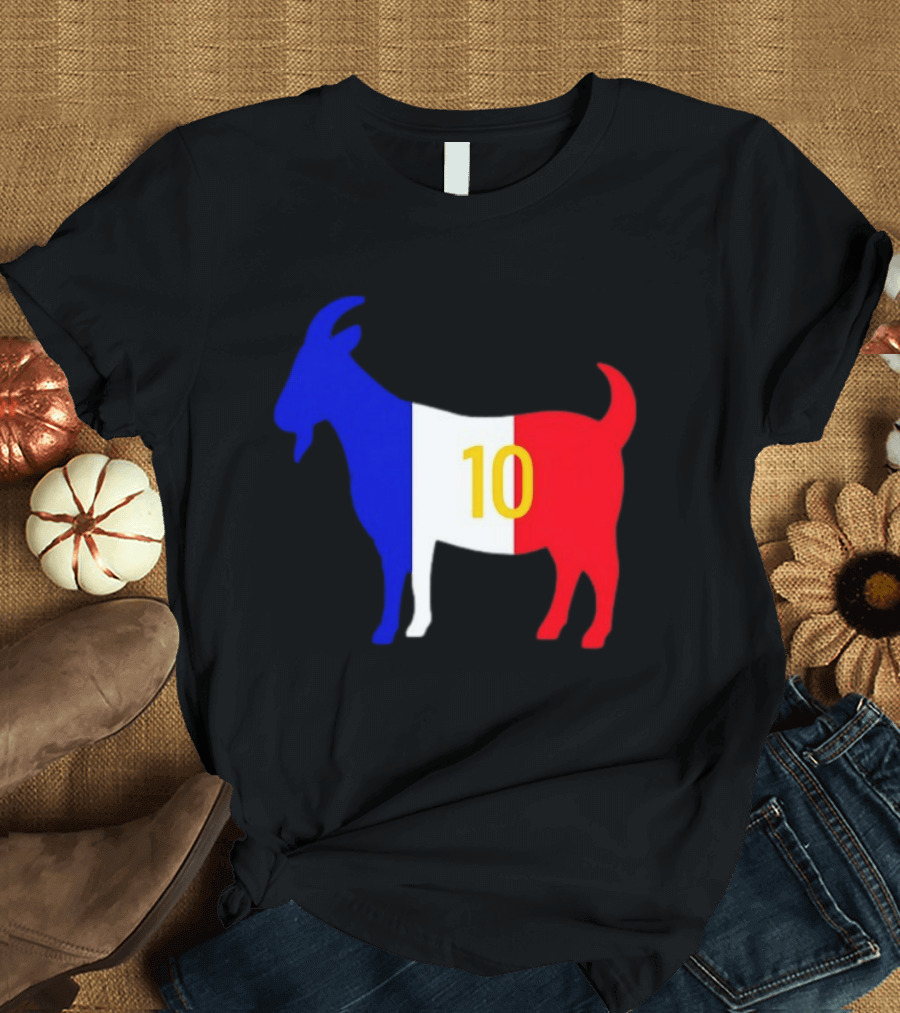 France Goat 10 Kylian Mbappe French Football Soccer Legend T-Shirt