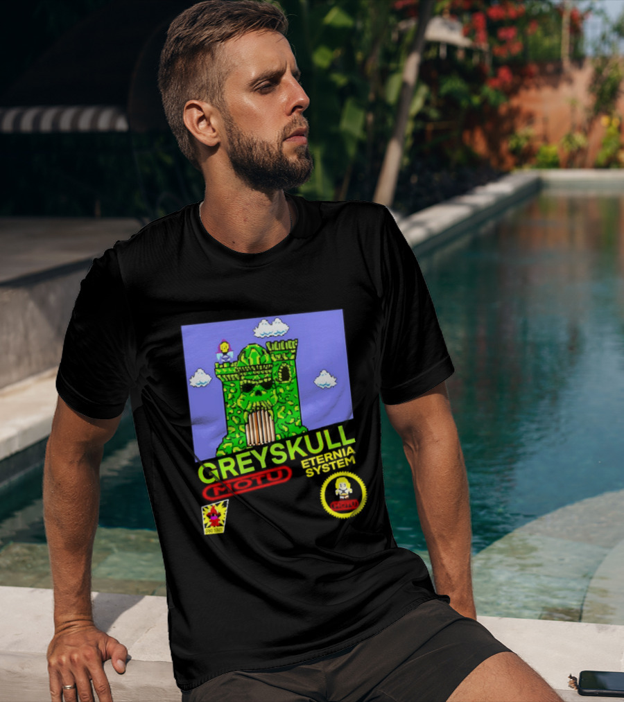 Greyskull Eternia System Motu Orko Series Castle T-Shirt