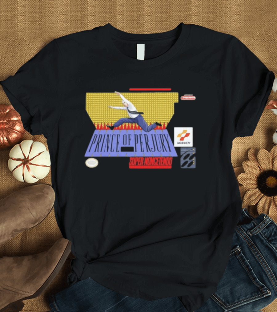 Prince Of Perjury Super Noncetendo Entertainment System Nosweat T-Shirt