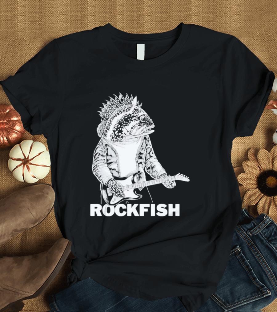 Rockfish Jacket Electric Guitar Performance T-Shirt