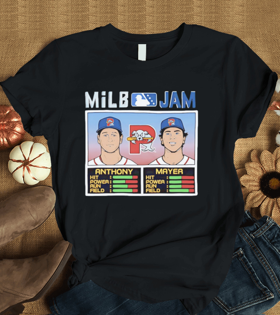 MiLB Jam Roman Anthony Marcelo Mayer Portland Sea Dogs T-Shirt