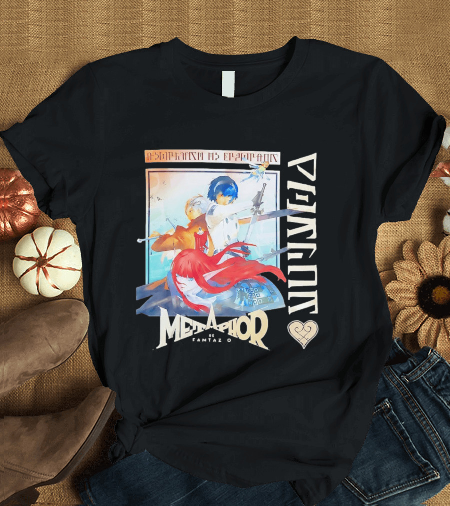 Metaphor ReFantazio Characters Fantasy Art Gaming Adventure T-Shirt