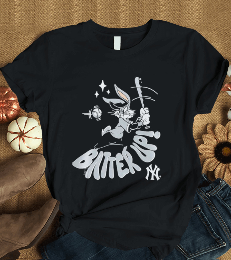 New York Yankees X Looney Tunes Batter Up Bugs Bunny 2026 T-Shirt