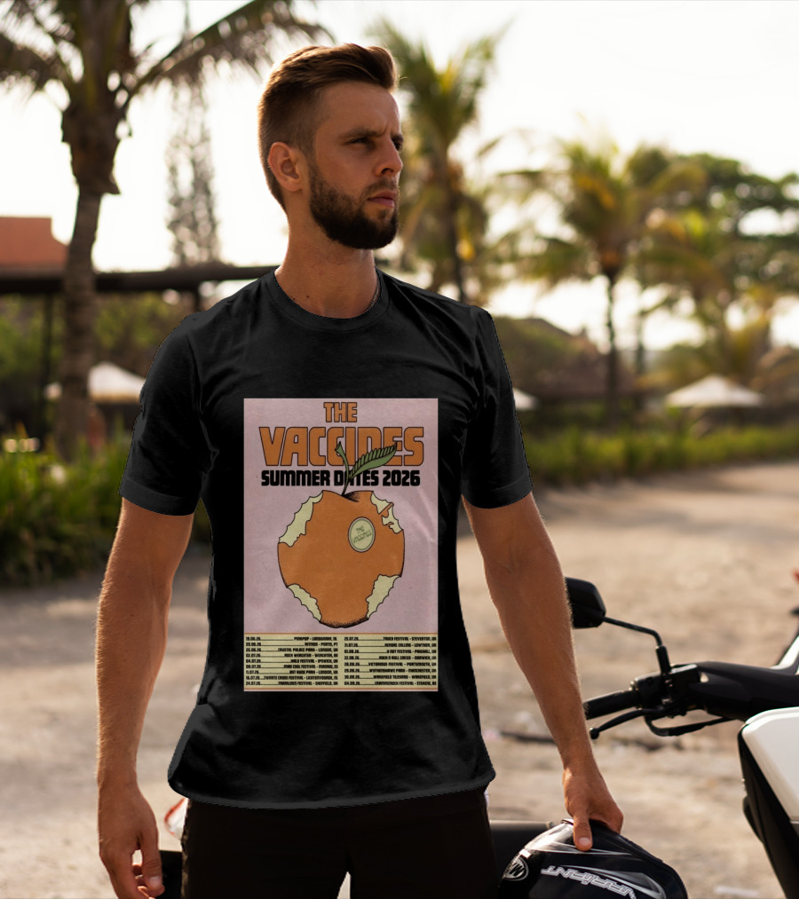 The Vaccines Summer Dates 2026 Tour UK And Europe Concert Schedule T-Shirt