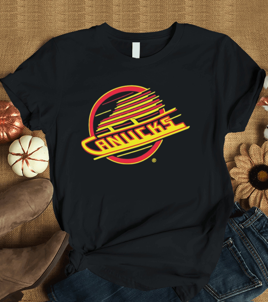 Vancouver Canucks Skate Logo NHL Hockey T-Shirt