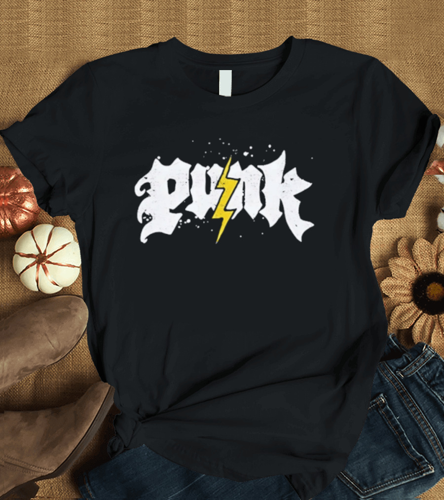 WWE CM Punk Lightning Bolt T-Shirt