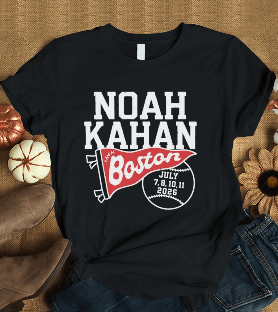 Noah Kahan Boston Fenway Park July 2026 T-Shirt