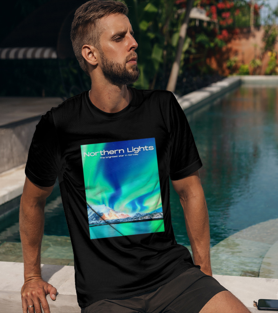 Northern Lights The Brightest Star In Norway T-Shirt