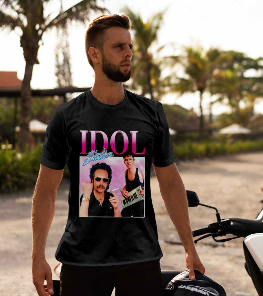 IDOL Mindi Enterprises Band Photo Retro 80s T-Shirt