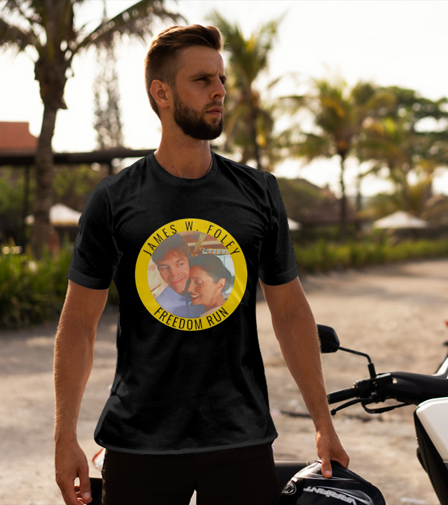 James W Foley Freedom Run Memorial Charity Event T-Shirt