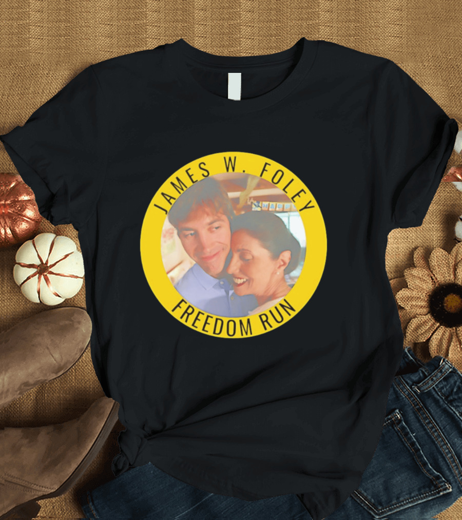 James W Foley Freedom Run Memorial Charity Event T-Shirt