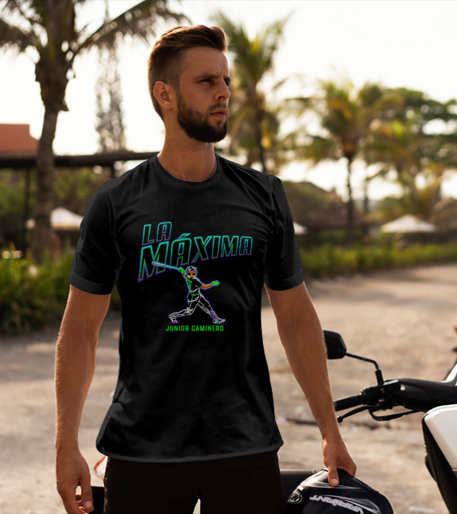 La Maxima Junior Caminero Tampa Bay Rays Baseball T-Shirt