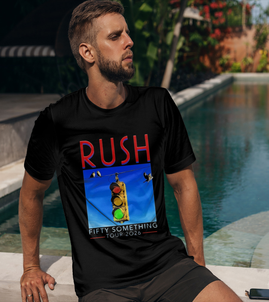 Rush Fifty Something Tour 2026 Traffic Light T-Shirt