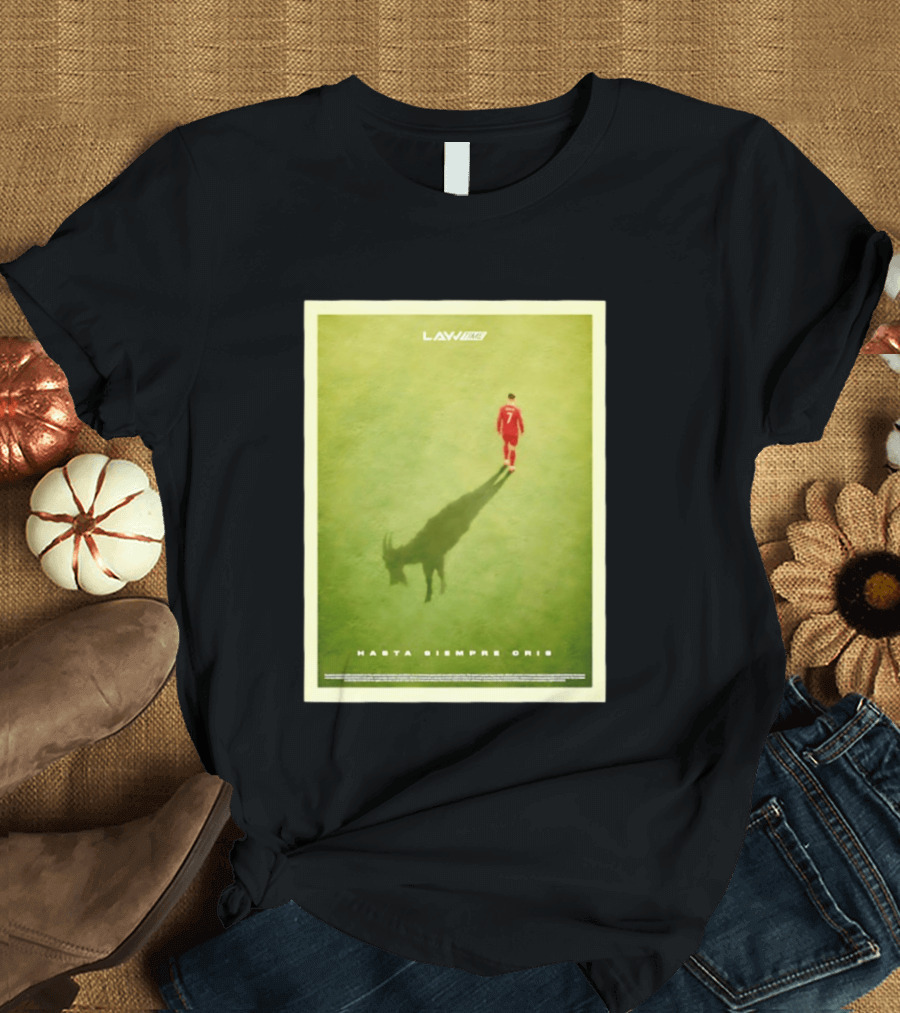 Cristiano Ronaldo Portugal Goat Hasta Siempre Cris T-Shirt