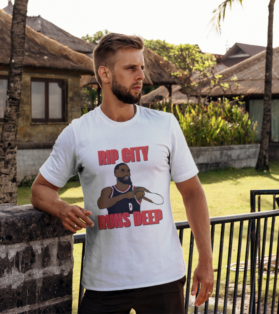 RIP City Runs Deep Basketball Tribute Player 0 T-Shirt