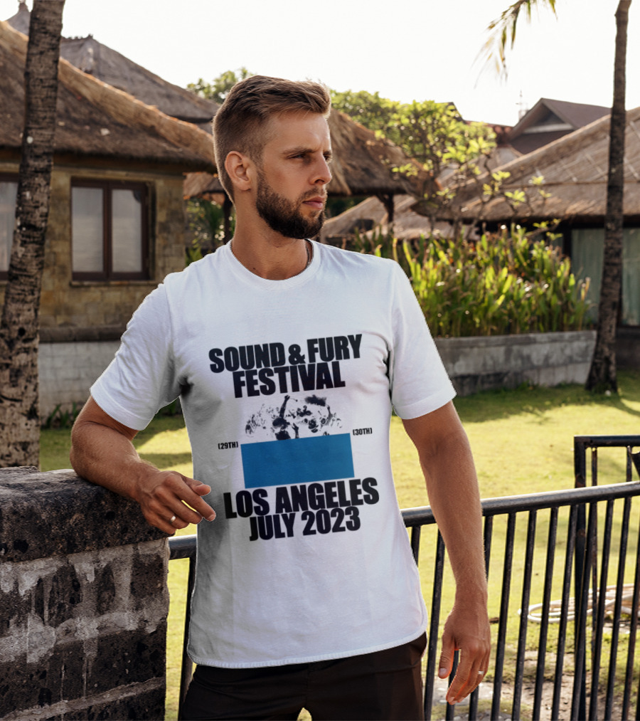 Sound And Fury Festival Los Angeles July 2023 Stage Dive Chaos Event Music Celebration T-Shirt