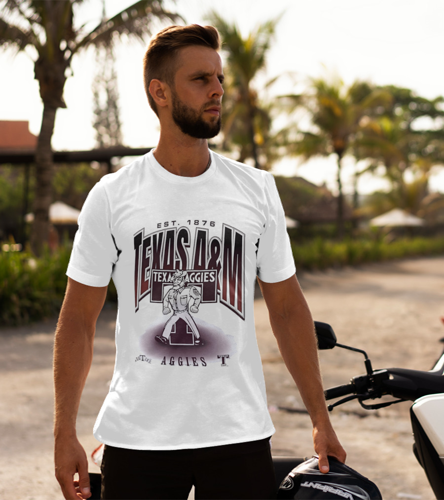 Texas A&M Aggies Est 1876 College Station Traditions Aggieland Football Texas T T-Shirt