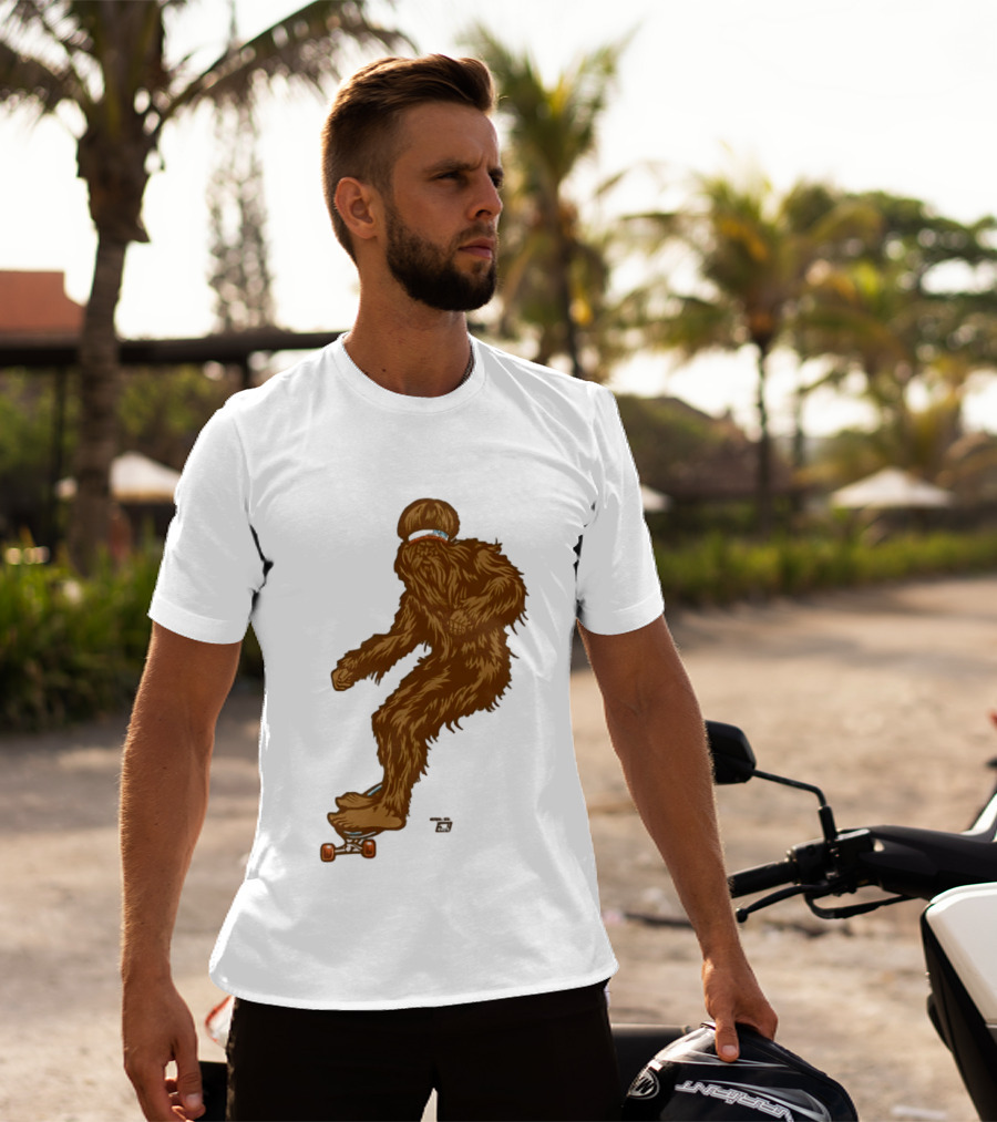 Ames Bros Skater Bigfoot Sasquatch Skateboard Legend T-Shirt