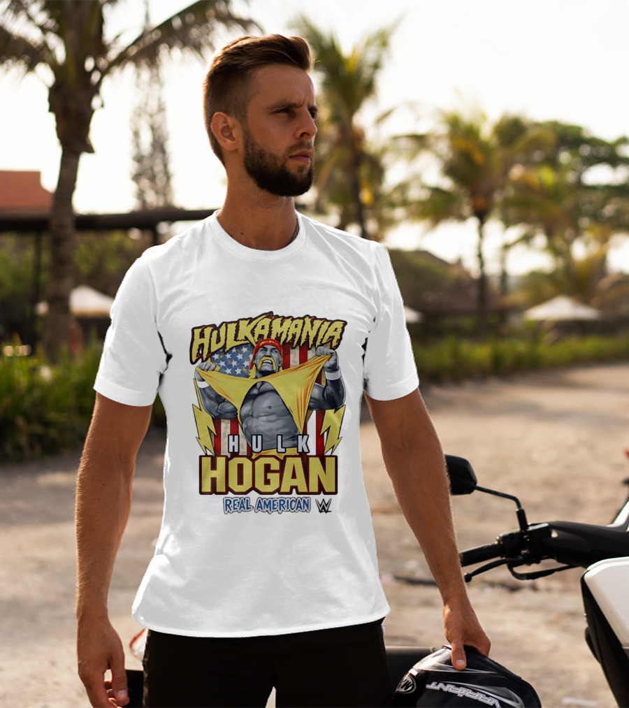 Hulkamania Hulk Hogan Real American WWE Legend T-Shirt
