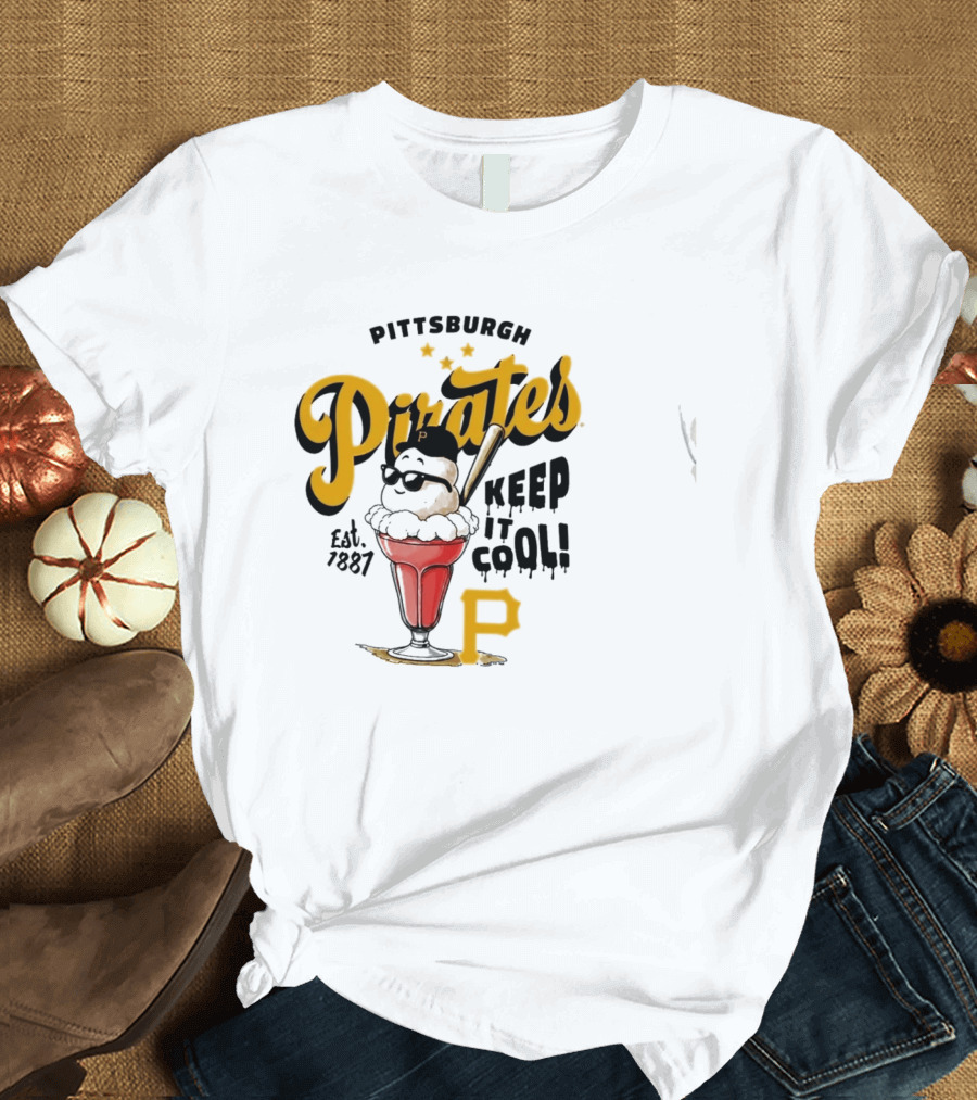 Pittsburgh Pirates Keep It Cool Est 1887 Ice Cream Sundae T-Shirt