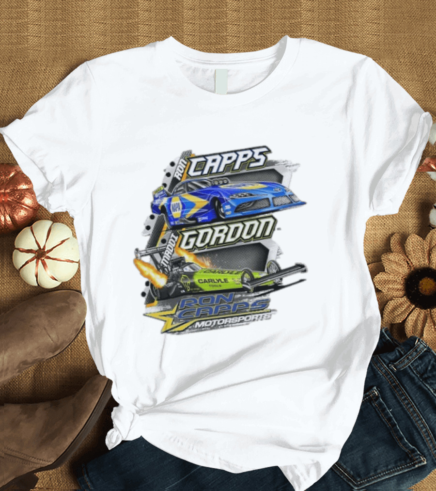 Ron Capps Motorsports Carlyle Tools Drag Racing Gordon Maddi T-Shirt