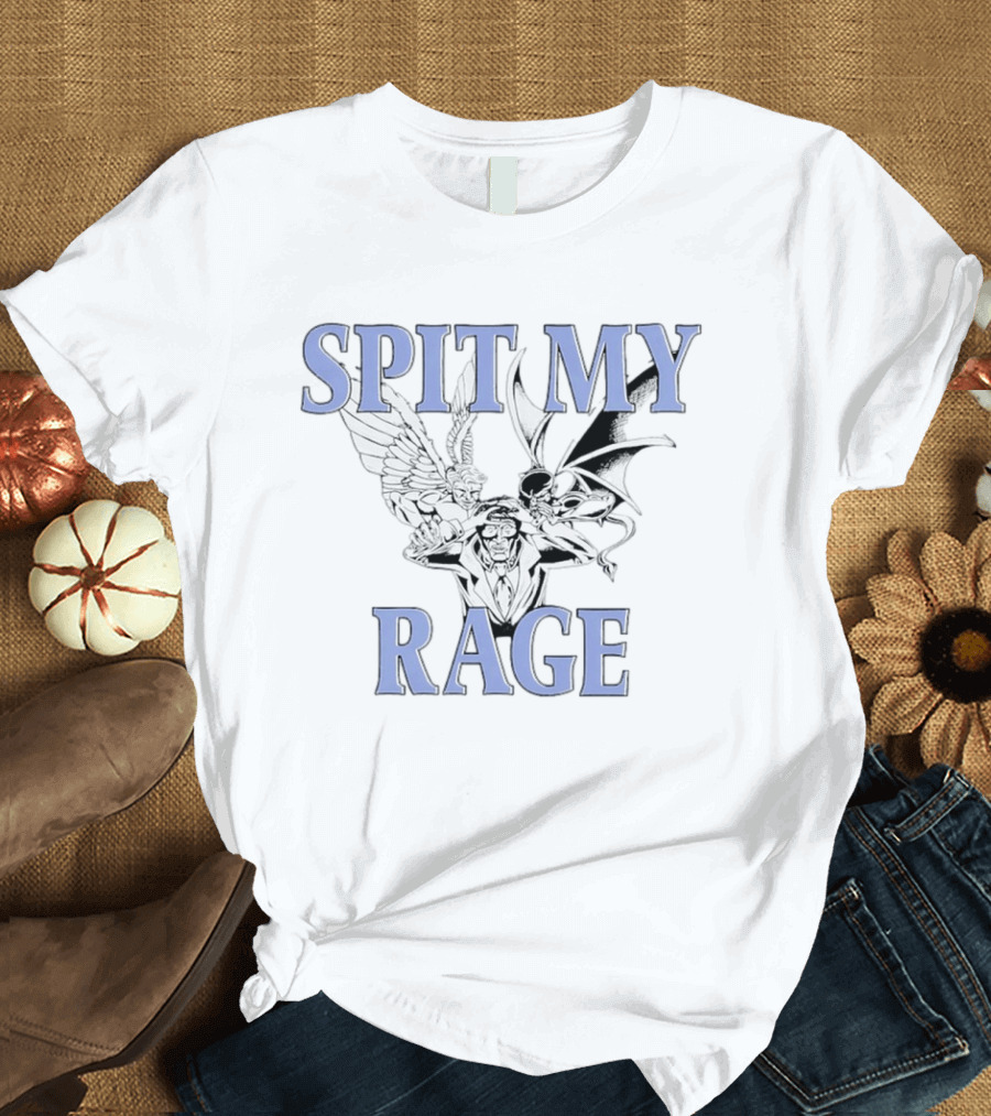 Spit My Rage Angel Devil Inner Conflict T-Shirt