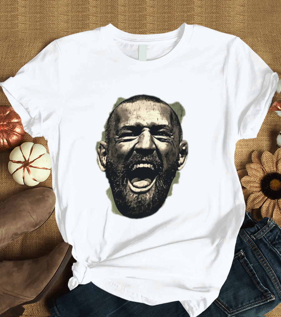 UFC The Notorious Conor McGregor Takeover Swag Head 2 Sided T-Shirt