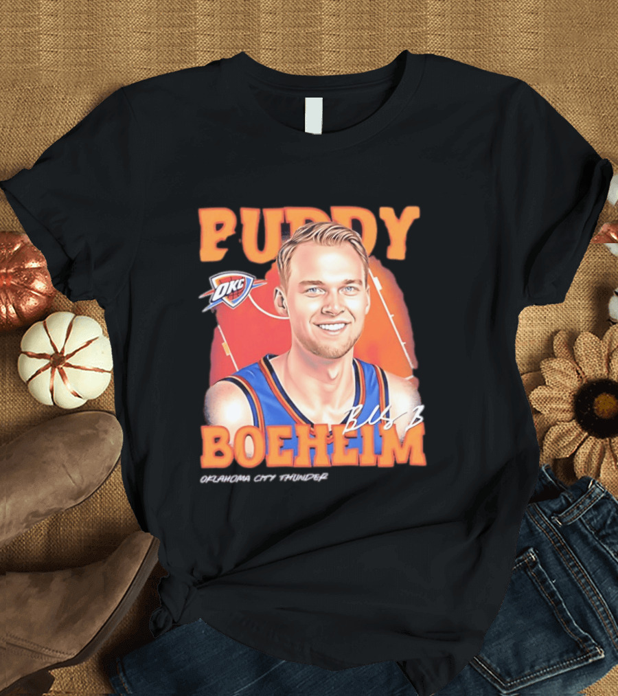 Buddy Boeheim Oklahoma City Thunder OKC Basketball BCS B Airbrush T-Shirt