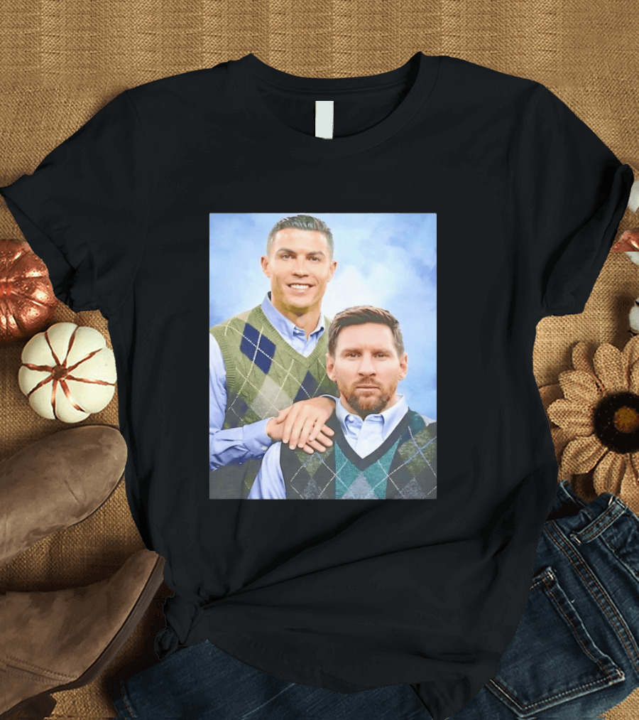 Cristiano Ronaldo Lionel Messi Step Brothers Meme T-Shirt