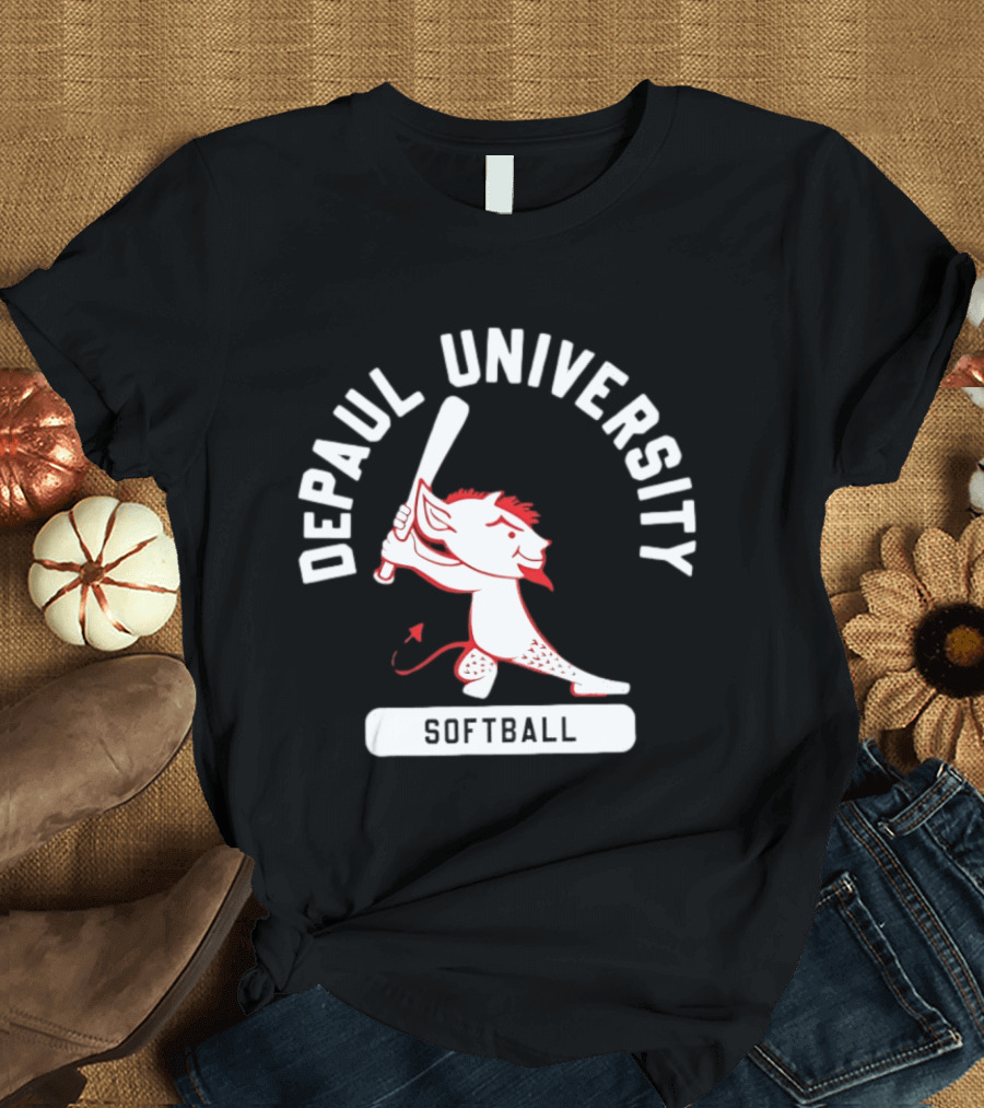 DePaul University Blue Demons Billy Softball T-Shirt