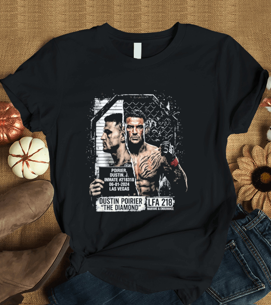 Dustin Poirier The Diamond Shot Las Vegas LFA 218 T-Shirt