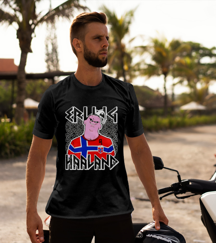 Erling Haaland Majin Buu Norway National Team T-Shirt