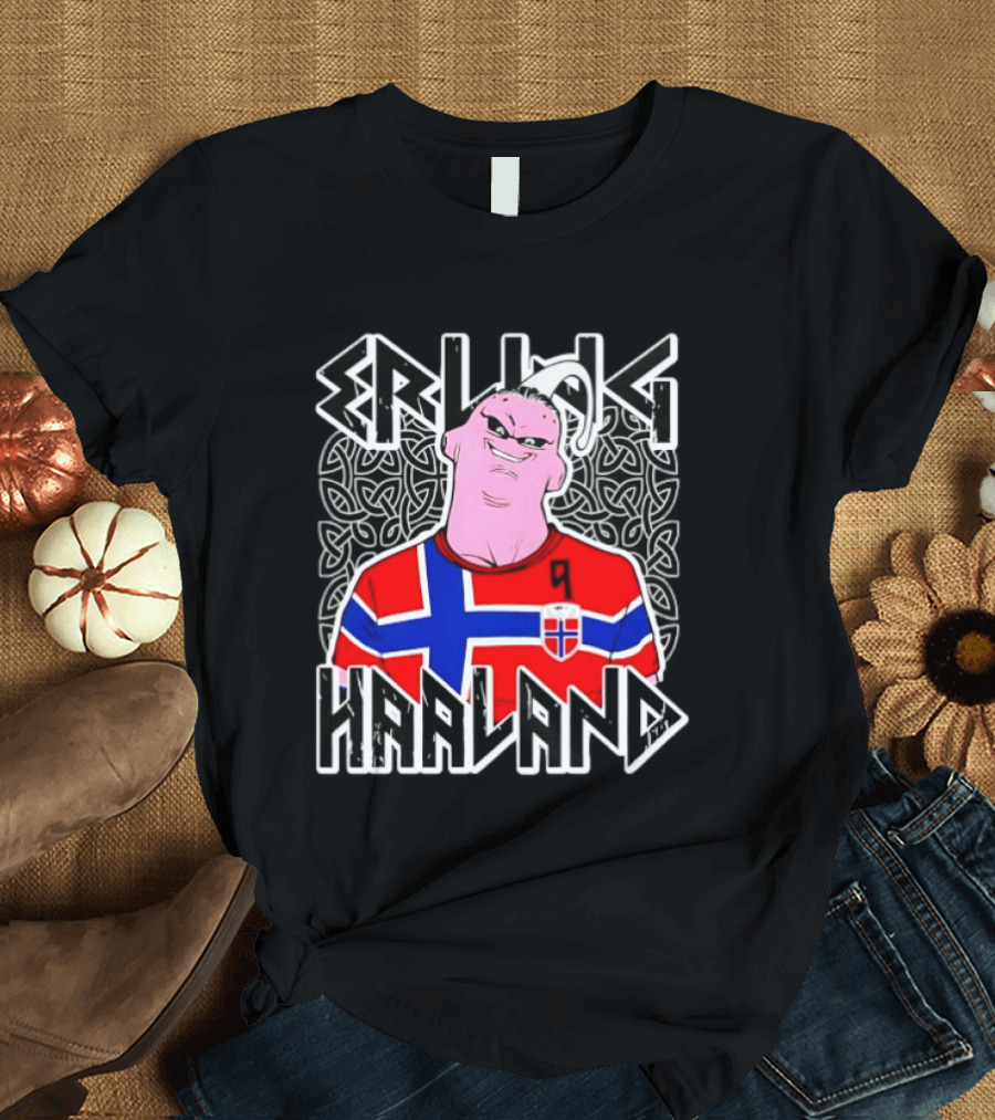 Erling Haaland Majin Buu Norway National Team T-Shirt