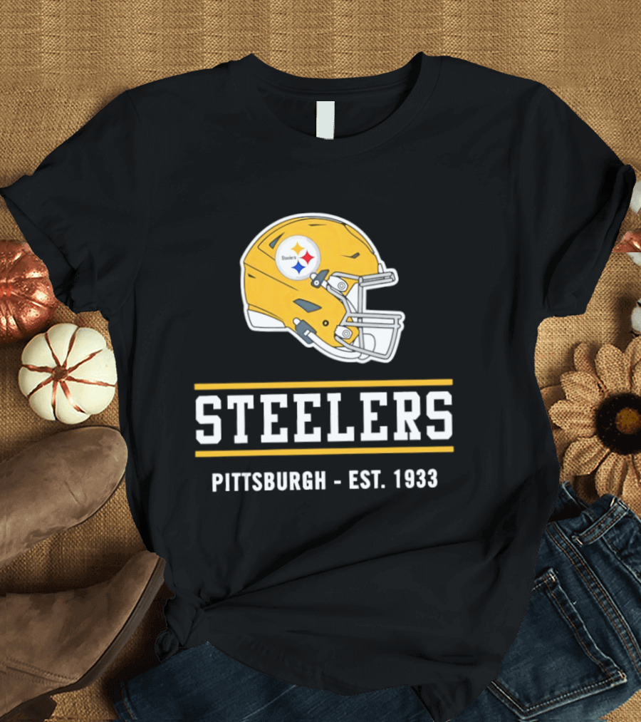 Pittsburgh Steelers Helmet Est 1933 T-Shirt