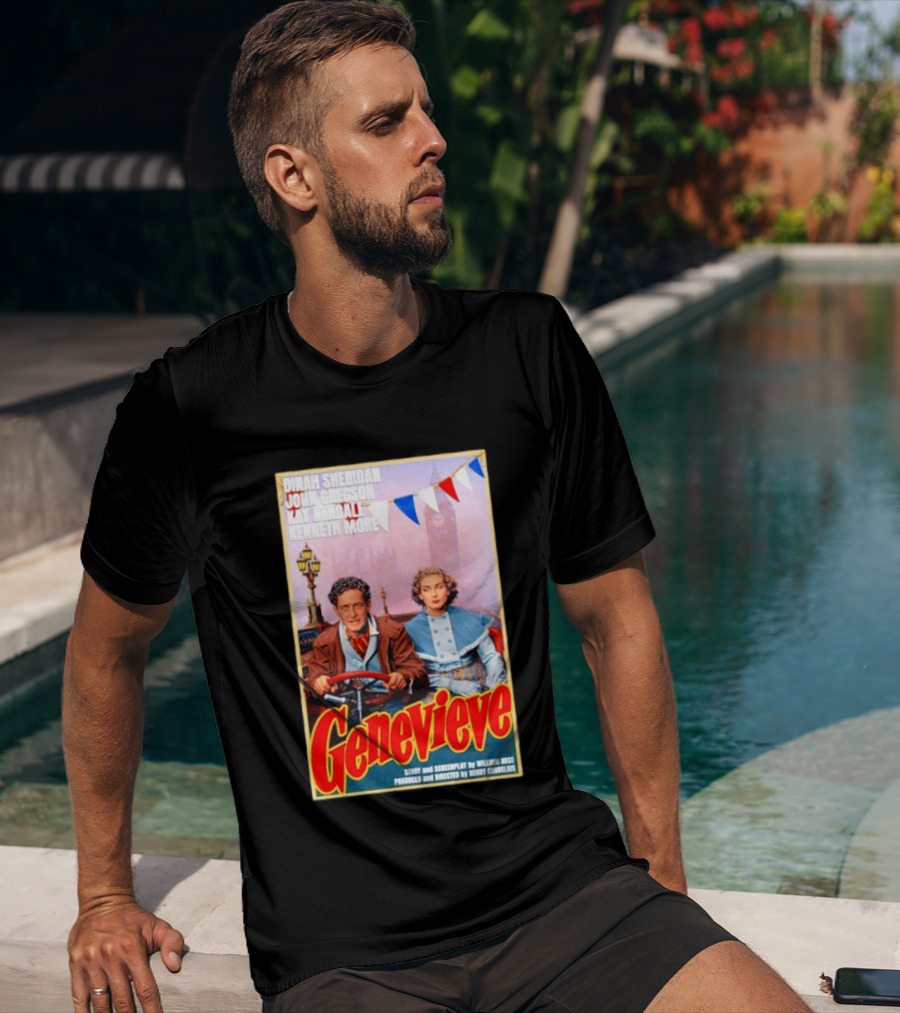 Dinah Sheridan John Gregson Kay Kendall Kenneth More Genevieve Movie T-Shirt