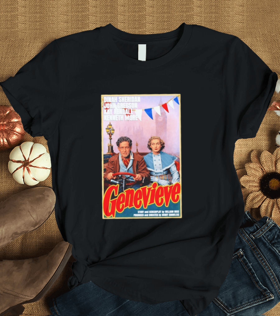 Dinah Sheridan John Gregson Kay Kendall Kenneth More Genevieve Movie T-Shirt