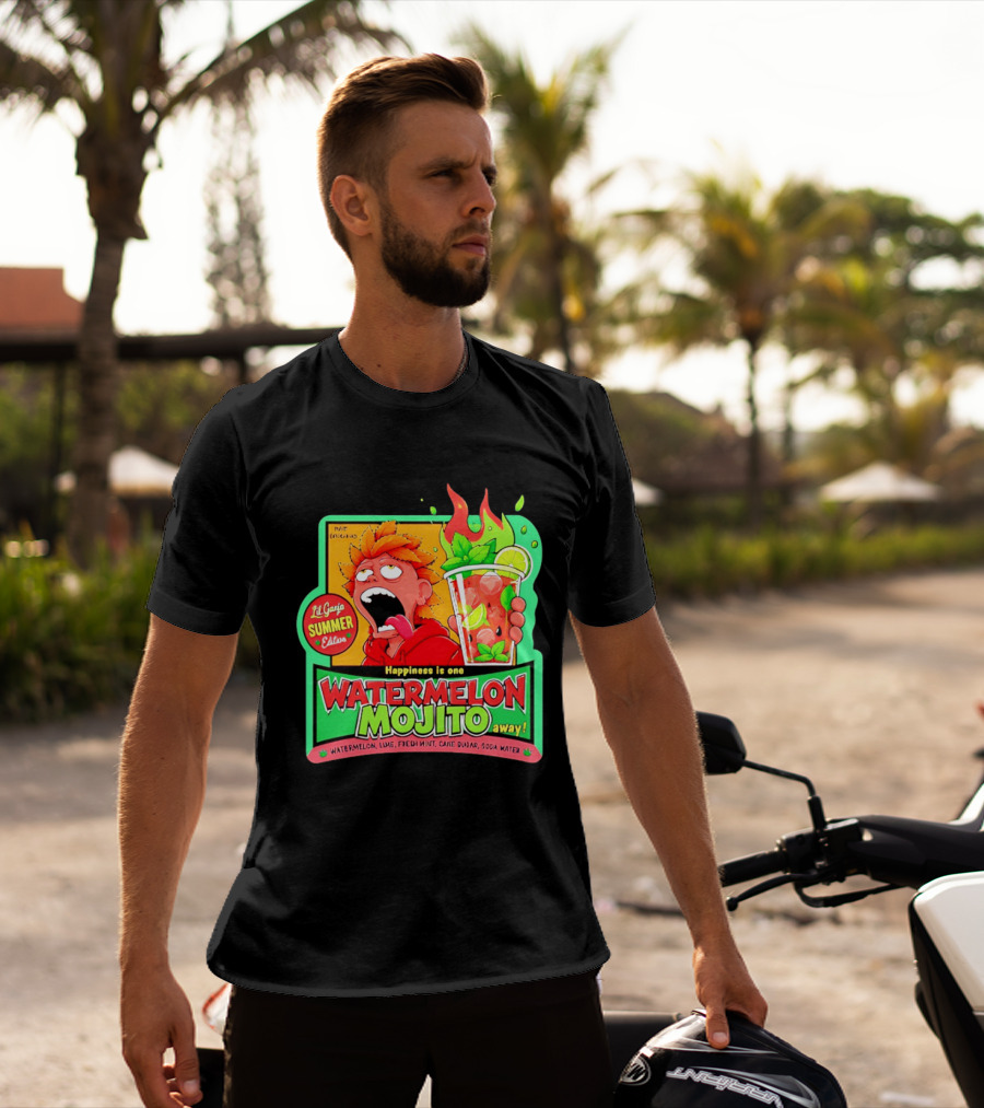 Lil Ganja Summer Edition Happiness Is One Watermelon Mojito Away T-Shirt