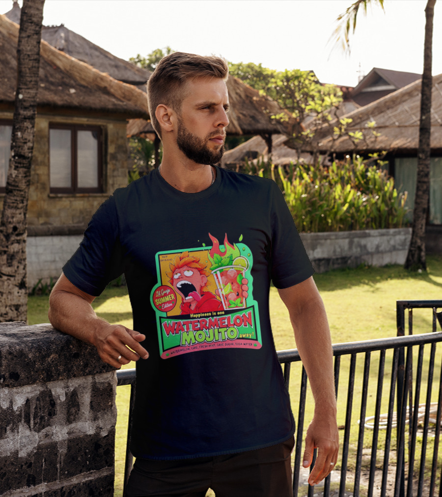 Lil Ganja Summer Edition Happiness Is One Watermelon Mojito Away T-Shirt