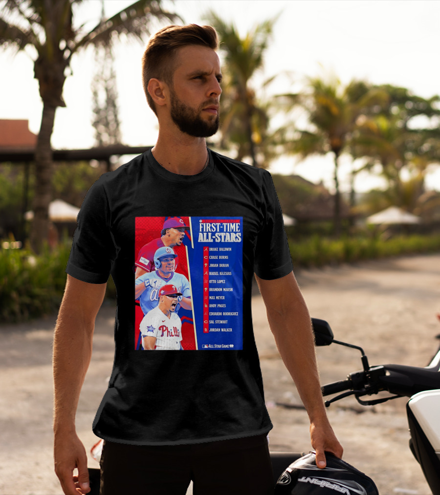 MLB National League First Time All Stars T-Shirt